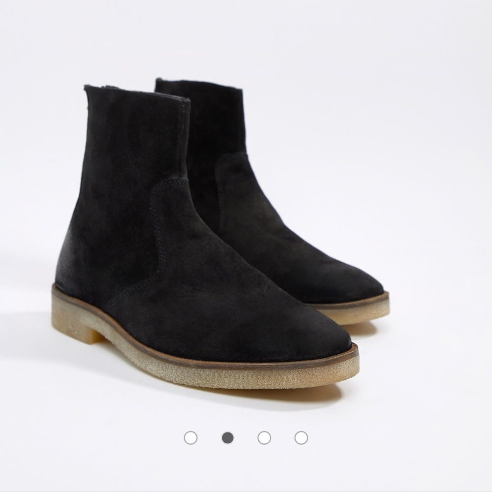 ASOS REAL SUEDE CHELSEA BOOTS